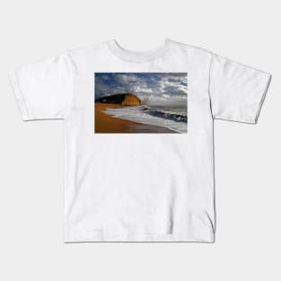 Stormy day at West Bay Kids T-Shirt